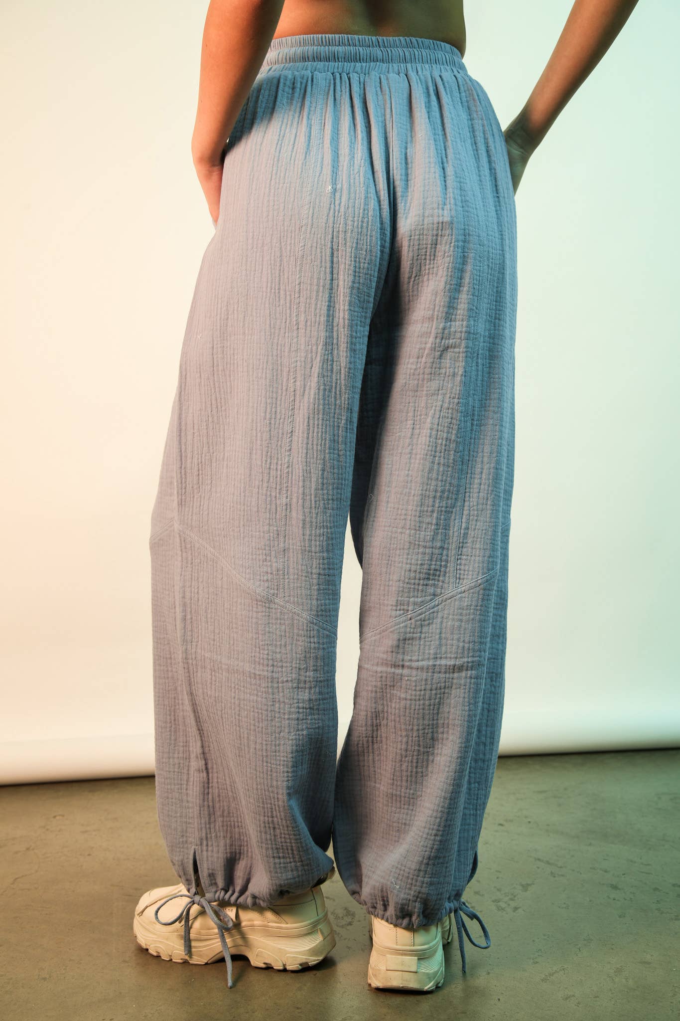Frankie Wide Leg Gauze Pant