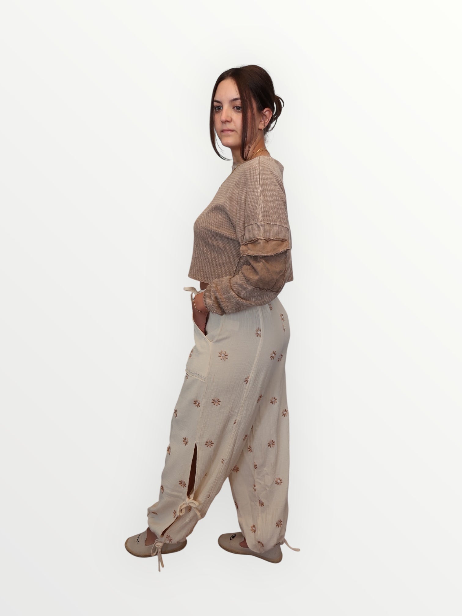 Boho Floral Crinkle Gauze Set