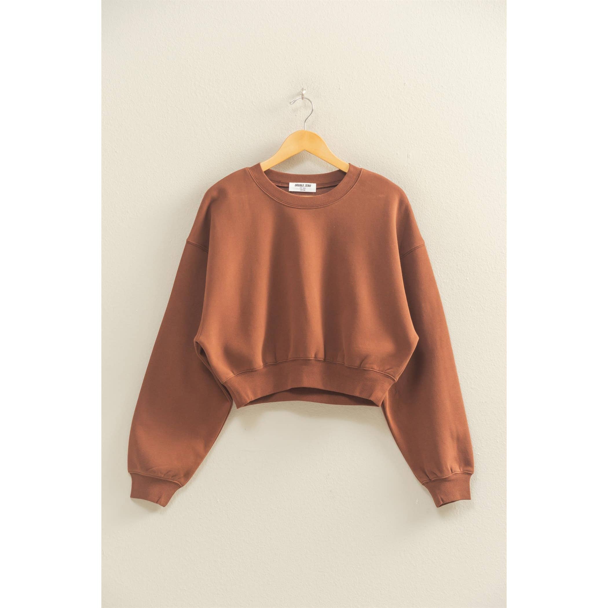 Dune Cropped Crewneck