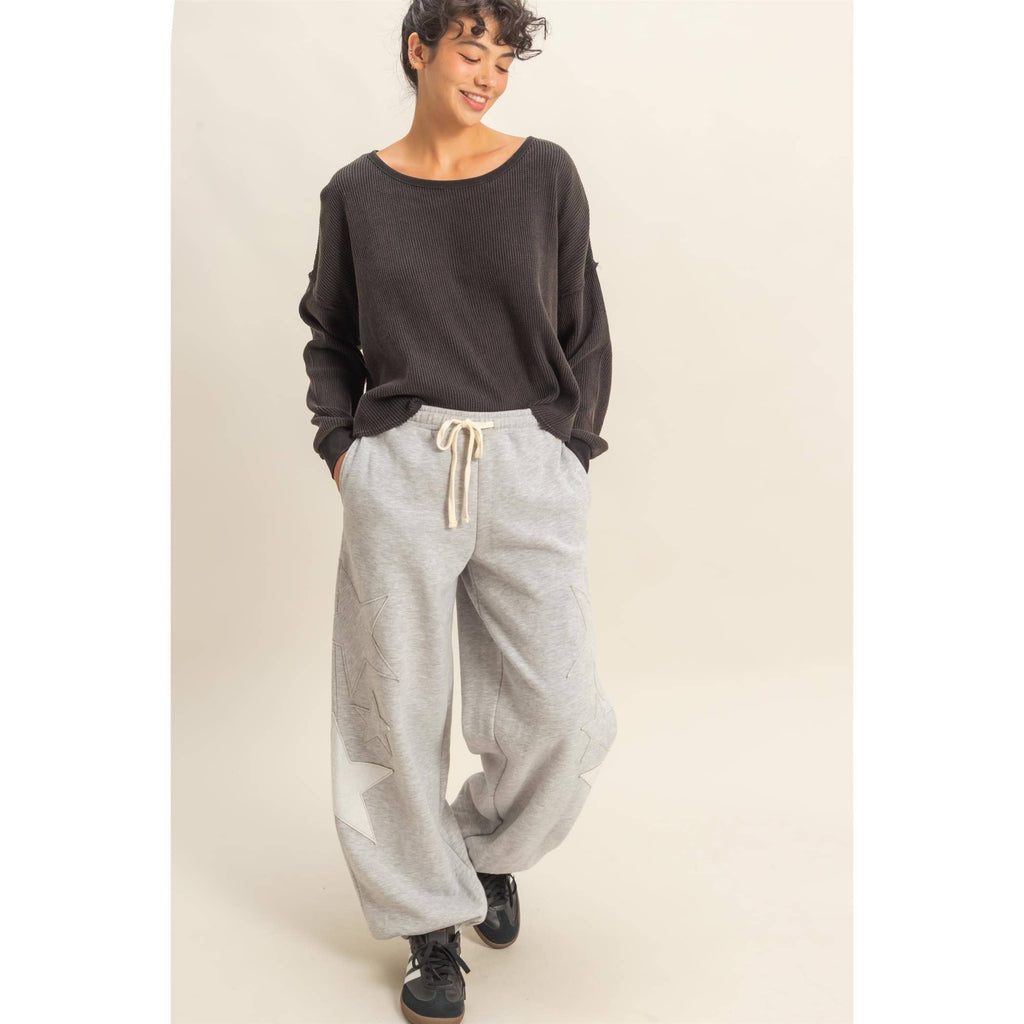 Stardust Drawstring Jogger Pants