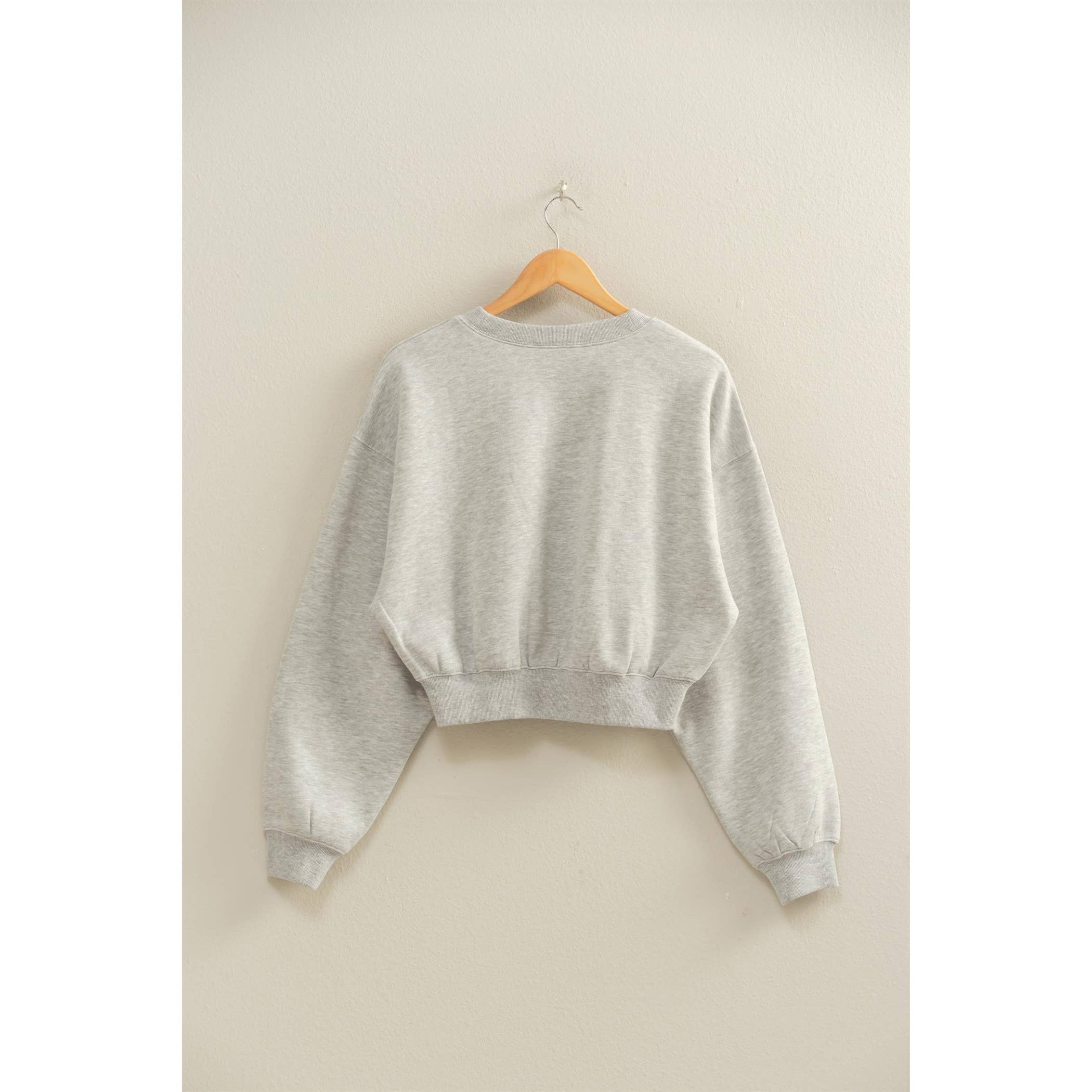 Dune Cropped Crewneck