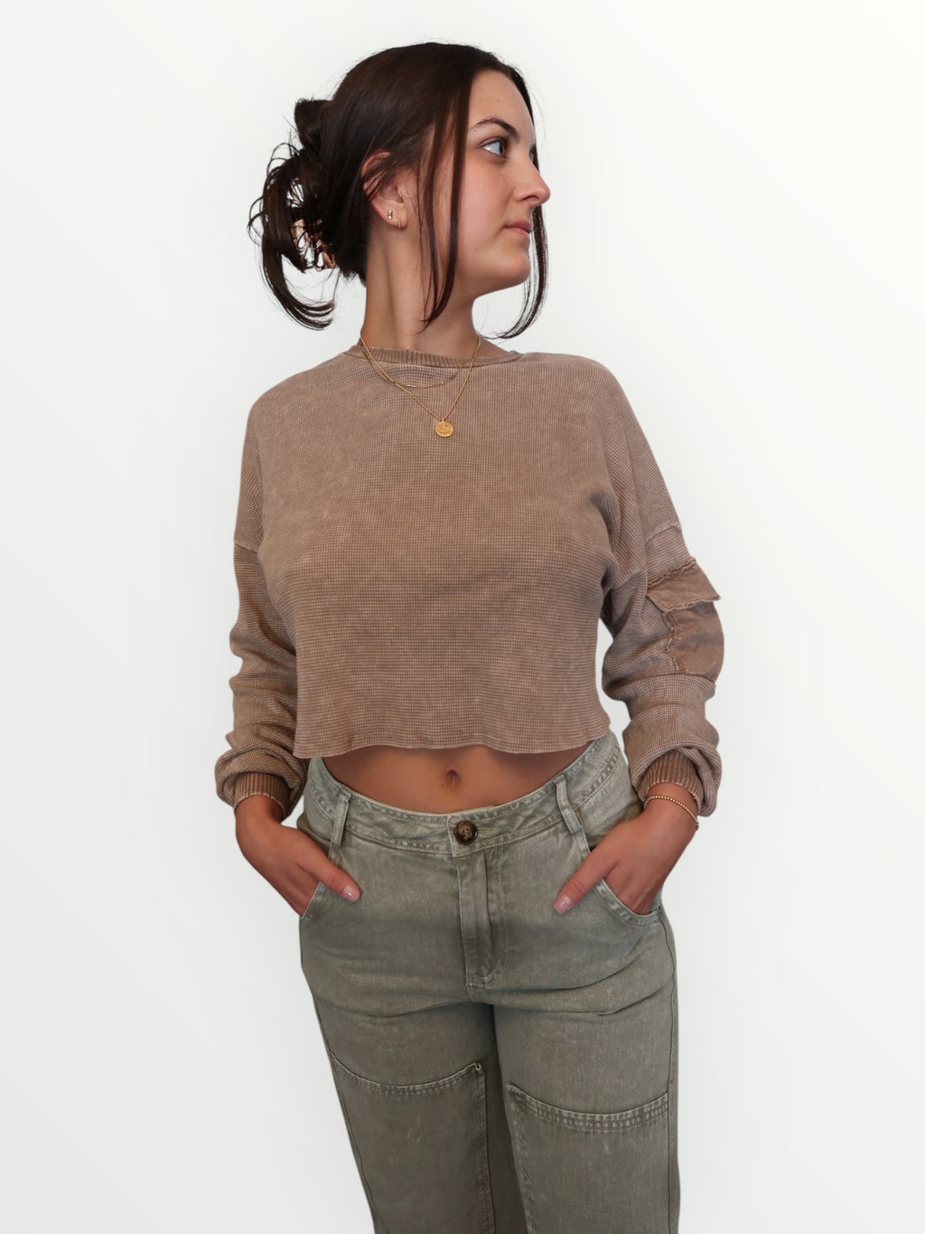 Lilly Mineral Wash Cargo Top