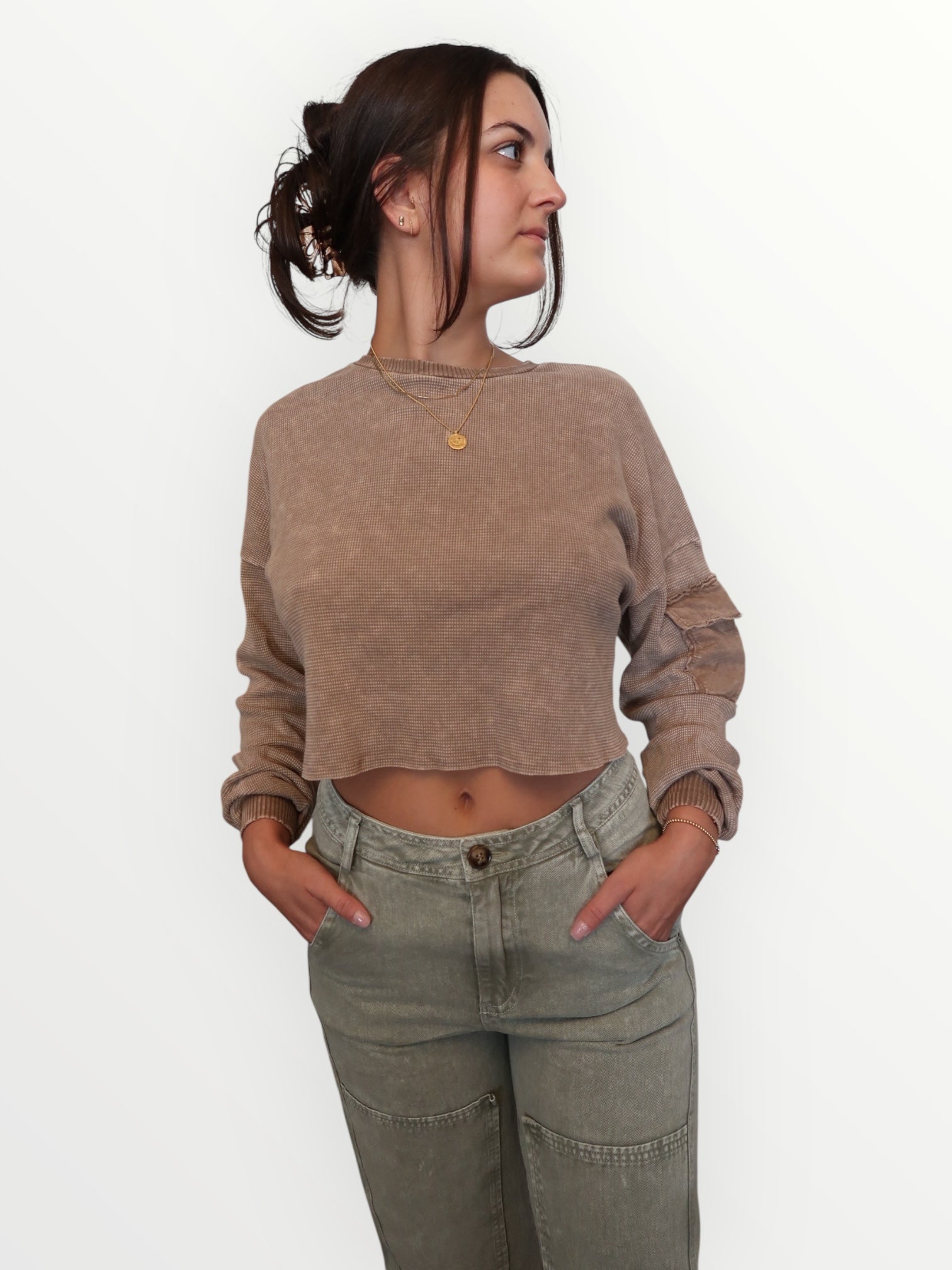 Lilly Mineral Wash Cargo Top