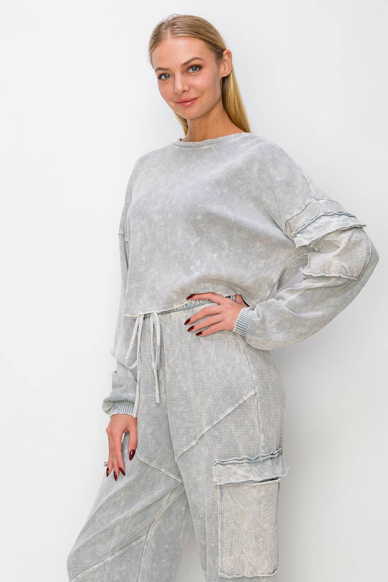 Lilly Mineral Wash Cargo Top